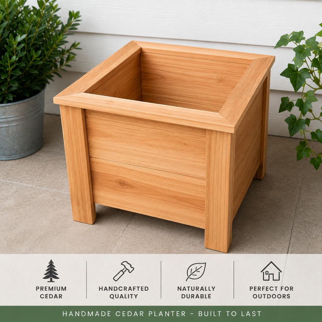 Handmade Cedar Planter Box